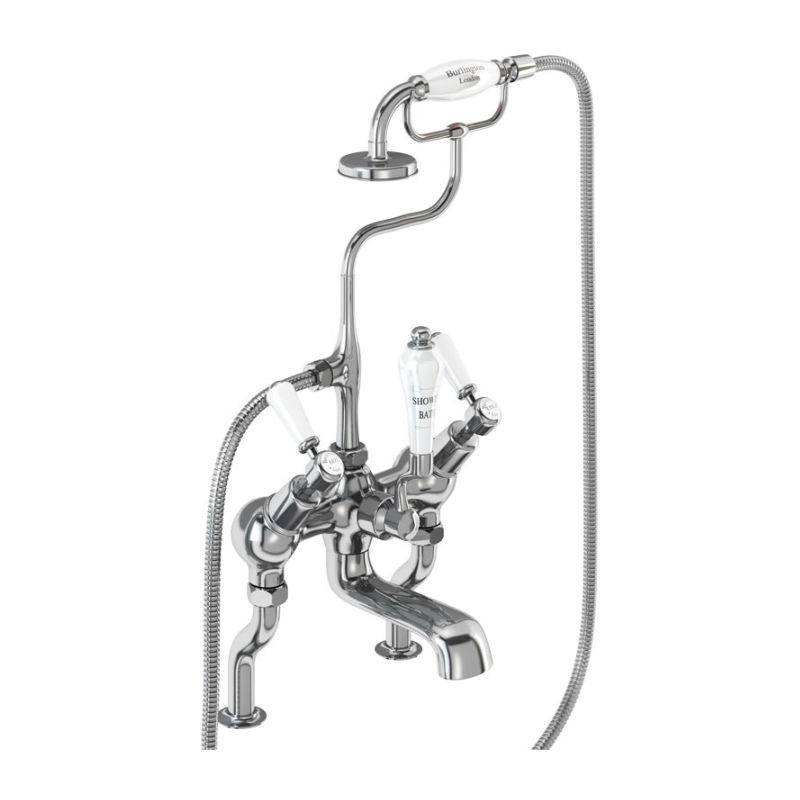 Burlington Kensington Angled Bath Shower Mixer Deck Mounted